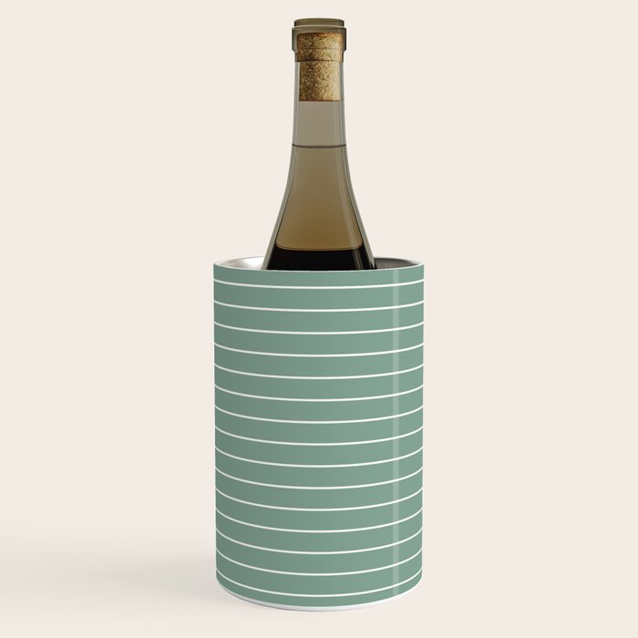 Minimal Arch XXXVII Natural Green Modern Geometric Lines Wine Chiller Gallery Image 3