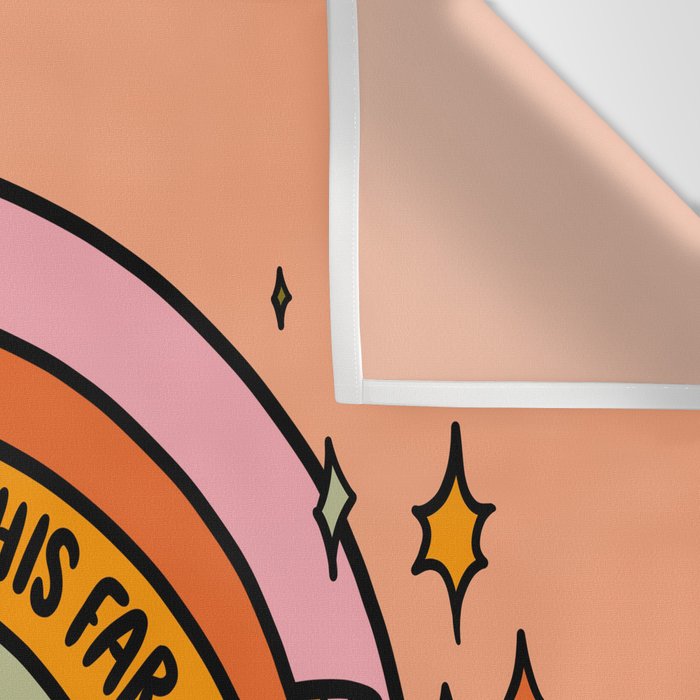 Mushroom Rainbow Wall Tapestry Gallery Image 3