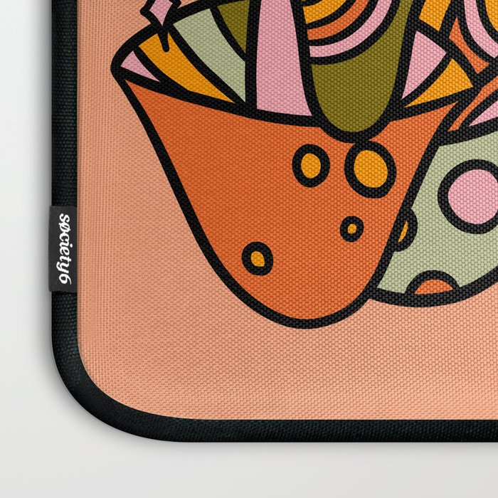Mushroom Rainbow Laptop Sleeve Gallery Image 3