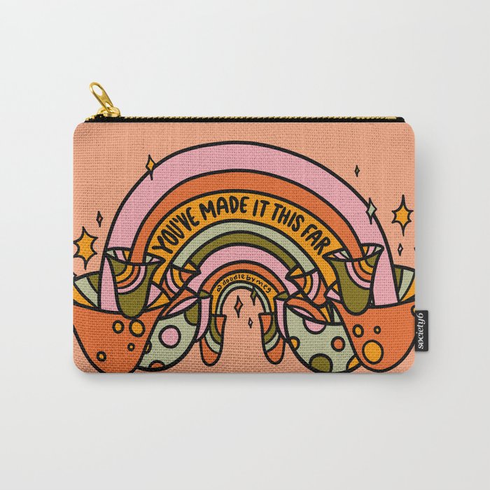 Mushroom Rainbow Carry All Pouch Gallery Image 1