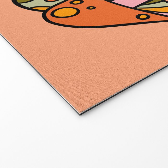 Mushroom Rainbow Welcome Mat Gallery Image 2