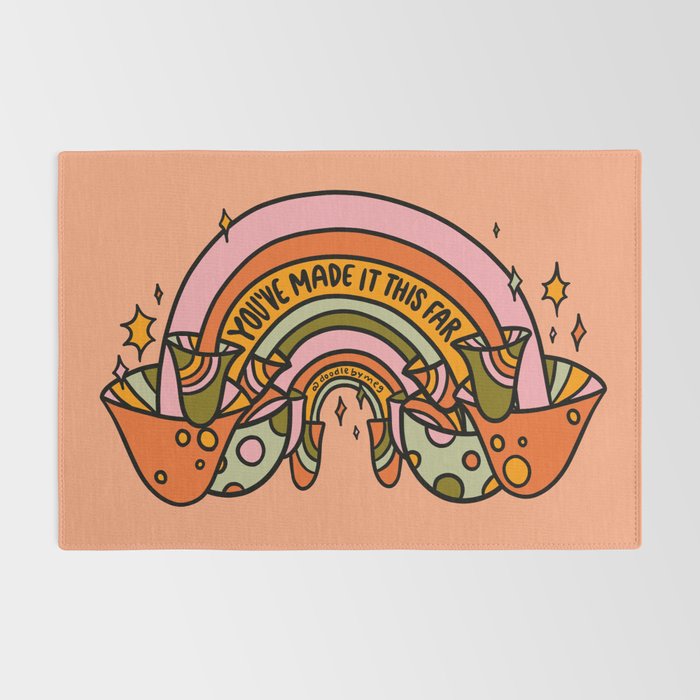 Mushroom Rainbow Rug Gallery Image 2