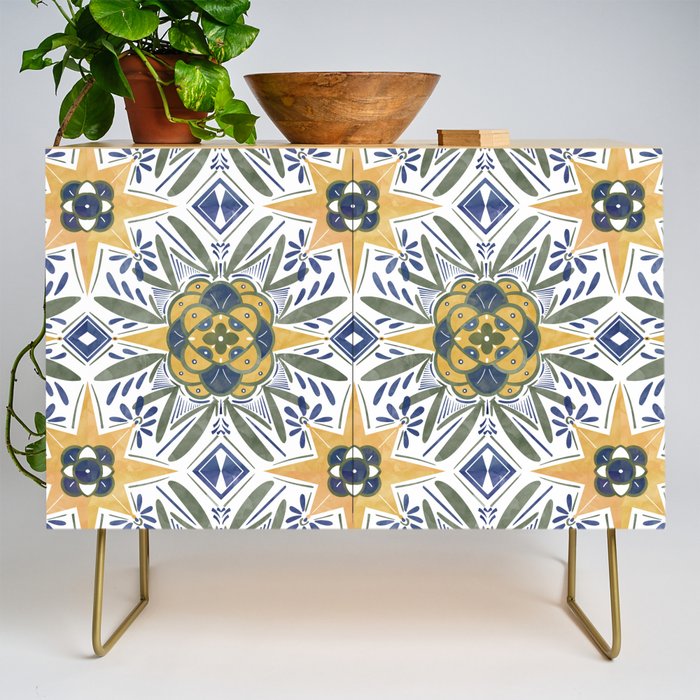 Modern fantasy tiles S Credenza Gallery Image 1