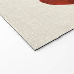 Crimson Fire Flower Welcome Mat Gallery Image 2