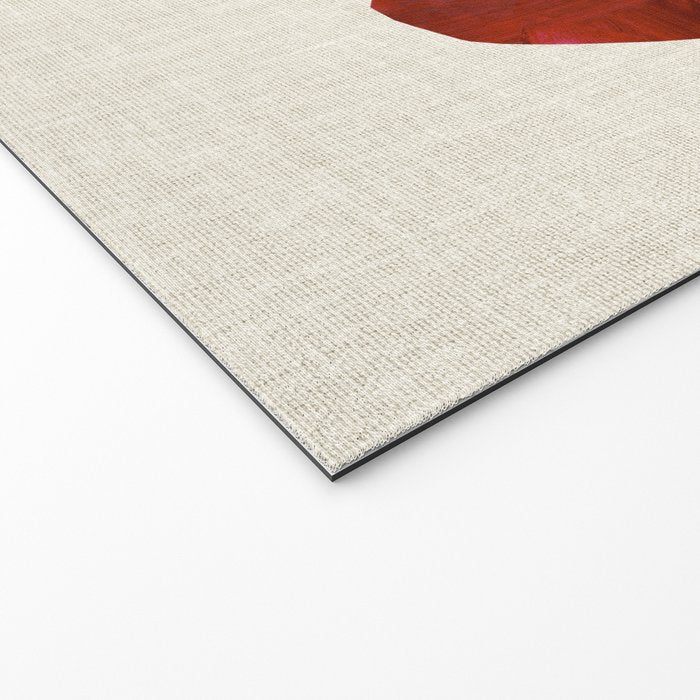 Crimson Fire Flower Welcome Mat Gallery Image 2