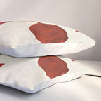Crimson Fire Flower Pillow Sham Gallery Image 3