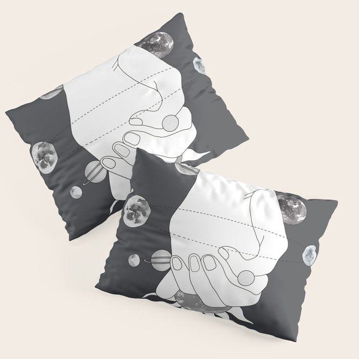 Everything Revolves Around Us II Pillow Sham Gallery Image 1
