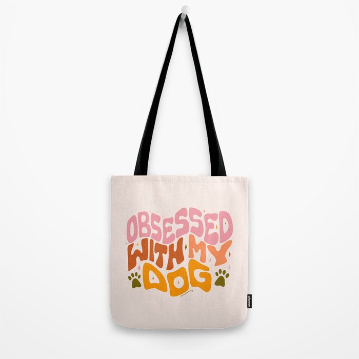 Obsessed With My Dog Tote Bag Gallery Image 2