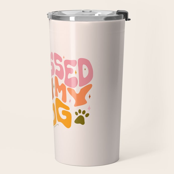 Obsessed With My Dog Travel Mug Gallery Image 2