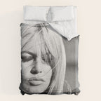 Brigitte Bardot with Cigarette Retro Vintage Art Duvet Cover Gallery Image 6