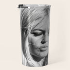 Brigitte Bardot with Cigarette Retro Vintage Art Travel Mug Gallery Image 3