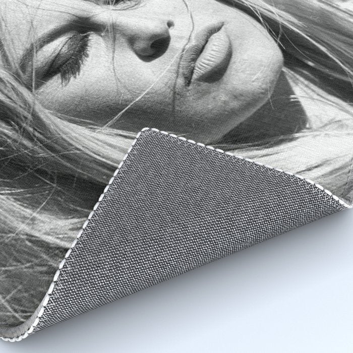 Brigitte Bardot with Cigarette Retro Vintage Art Rug Gallery Image 4