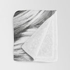 Brigitte Bardot with Cigarette Retro Vintage Art Throw Blanket Gallery Image 3
