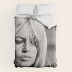 Brigitte Bardot with Cigarette Retro Vintage Art Comforter Gallery Image 6