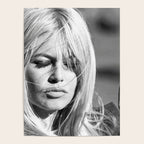 Brigitte Bardot with Cigarette Retro Vintage Art Poster Gallery Image 4