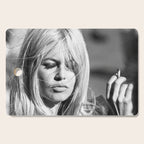 Brigitte Bardot with Cigarette Retro Vintage Art Cutting Board Gallery Image 1