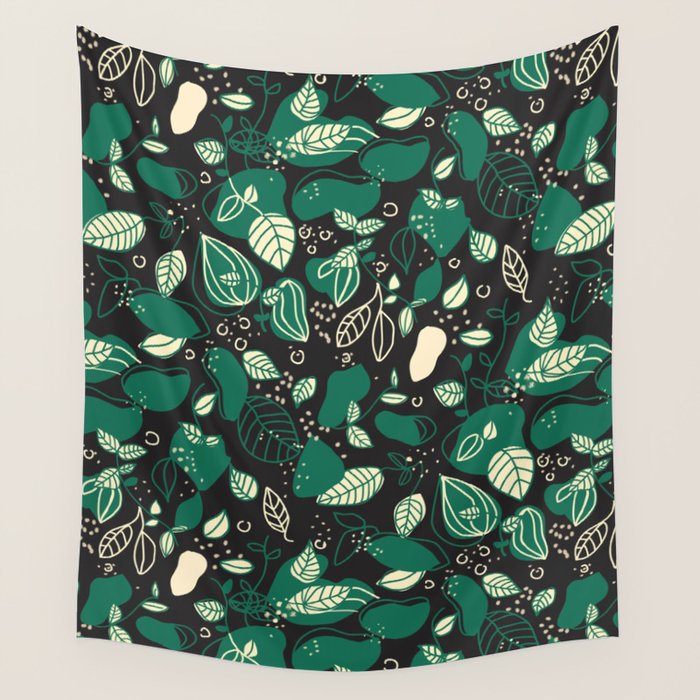 Wild garden Wall Tapestry Gallery Image 1