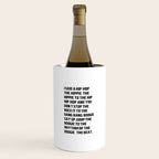I Said a Hip Hop Hippie to the Hippie Wine Chiller Gallery Image 1