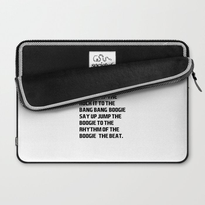 I Said a Hip Hop Hippie to the Hippie Laptop Sleeve Gallery Image 2