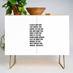 I Said a Hip Hop Hippie to the Hippie Credenza Gallery Image 1