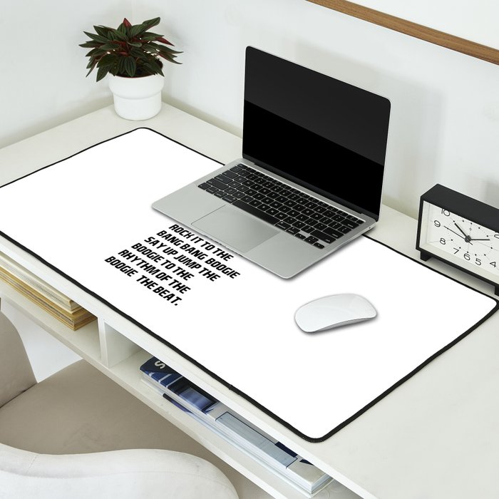 I Said a Hip Hop Hippie to the Hippie Desk Mat Gallery Image 2