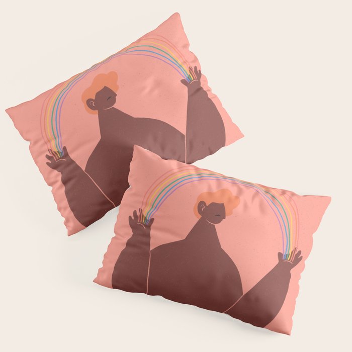 Rainbow Pillow Sham Gallery Image 3