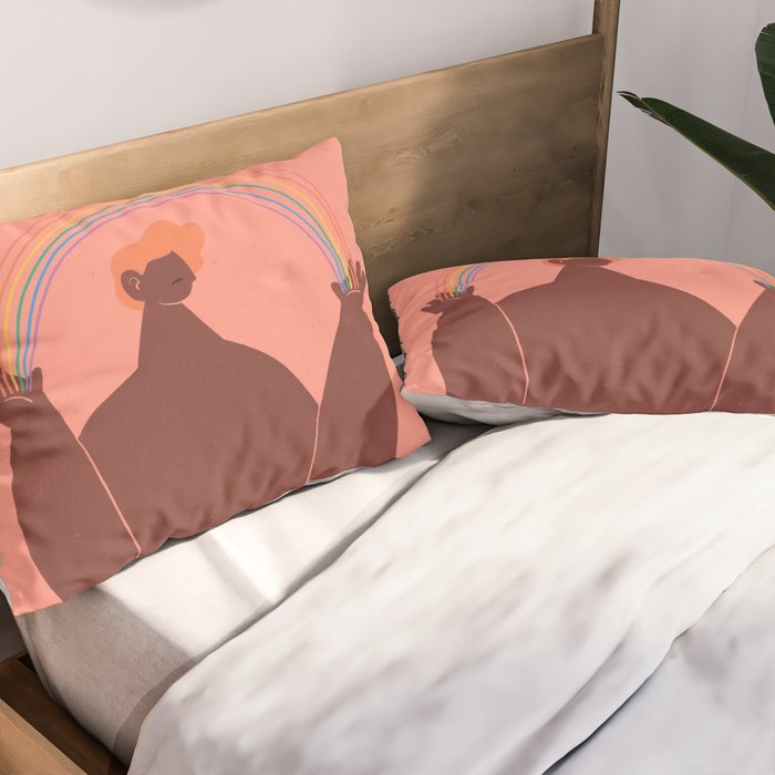 Rainbow Pillow Sham Gallery Image 2