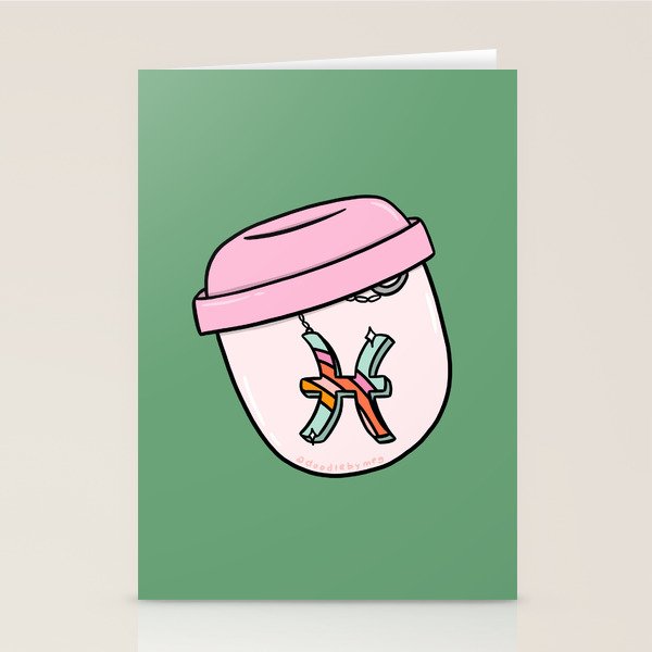 Pisces Keychain Stationery Card Gallery Image 2
