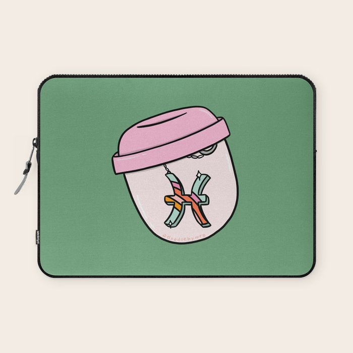 Pisces Keychain Laptop Sleeve Gallery Image 1
