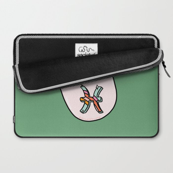 Pisces Keychain Laptop Sleeve Gallery Image 2