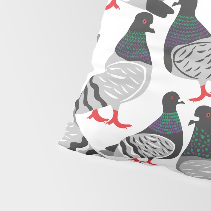 Pigeon Power Pillow Sham Gallery Image 4