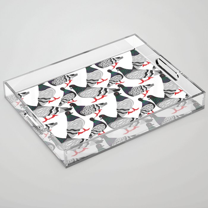 Pigeon Power Acrylic Tray Gallery Image 1