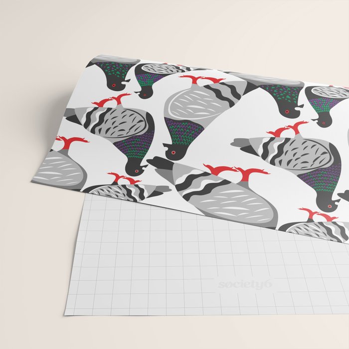 Pigeon Power Wrapping Paper Gallery Image 2