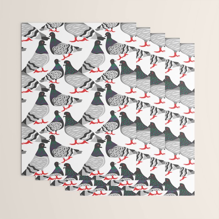 Pigeon Power Wrapping Paper Gallery Image 3
