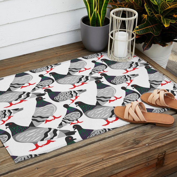 Pigeon Power Outdoor Rug Gallery Image 2