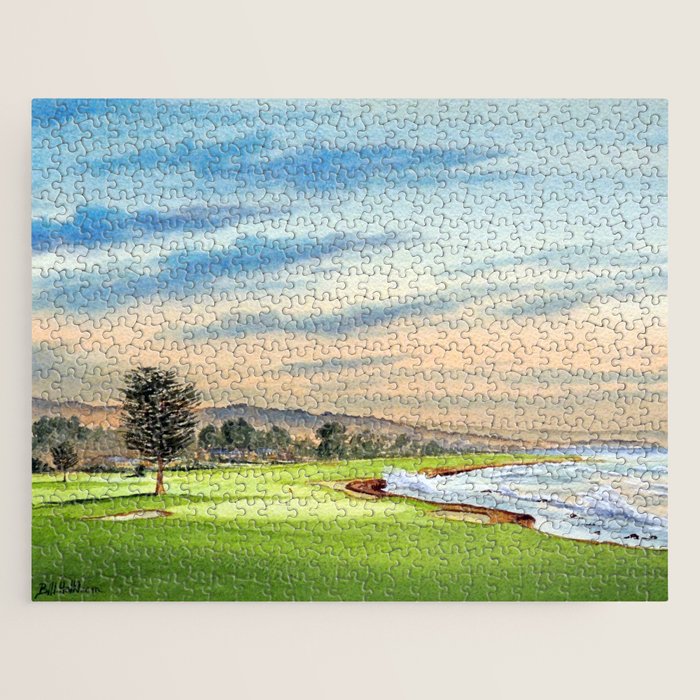 Pebble Beach Golf Course 18th Hole Jigsaw Puzzle Gallery Image 1