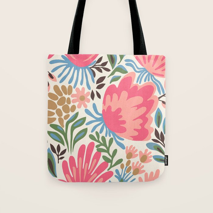 Lush Floral Escape Tote Bag Gallery Image 1