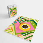 IYKYK, If You Know You Know, Typography Tea American Slang Quote Quirky, English Language Communication Millennials Whimsical Fun, Eclectic Bohemian Contemporary Painting Words Attitude Jigsaw Puzzle Gallery Image 2