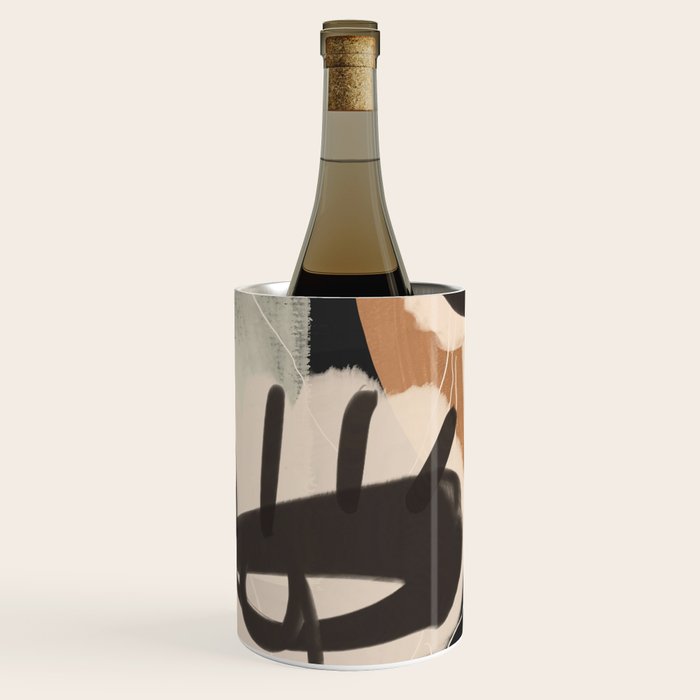 Modern Abstract Art Face 24 Wine Chiller Gallery Image 1