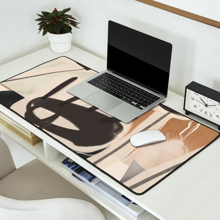 Modern Abstract Art Face 24 Desk Mat Gallery Image 2