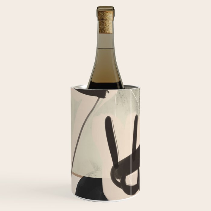 Modern Abstract Art Face 24 Wine Chiller Gallery Image 2
