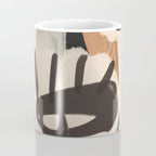 Modern Abstract Art Face 24 Coffee Mug Gallery Image 4