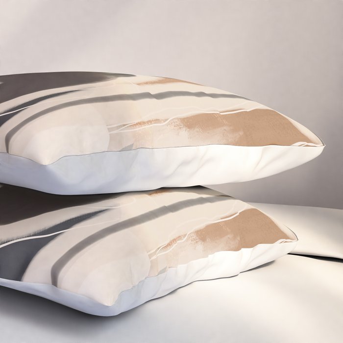 Modern Abstract Art Face 24 Pillow Sham Gallery Image 3