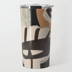 Modern Abstract Art Face 24 Travel Mug Gallery Image 1