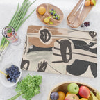 Modern Abstract Art Face 24 Cutting Board Gallery Image 2