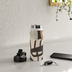 Modern Abstract Art Face 24 Water Bottle Gallery Image 4
