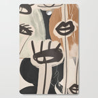 Modern Abstract Art Face 24 Cutting Board Gallery Image 1