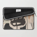 Modern Abstract Art Face 24 Laptop Sleeve Gallery Image 2