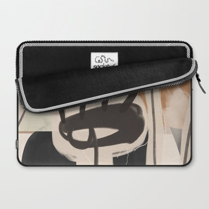 Modern Abstract Art Face 24 Laptop Sleeve Gallery Image 2