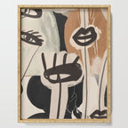 Modern Abstract Art Face 24 Serving Tray Gallery Image 1